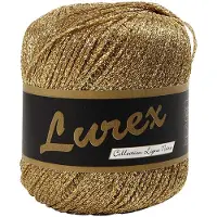 Creotime glitter garen goud 160 m 25 gr