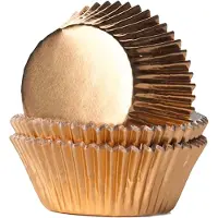 House of Marie - baking cups - foil goud
