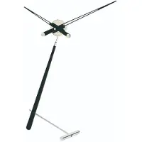 Nomon Puntero Tafelklok Chromed Steel and Black Lacquered Walnut Wood | Puntero L