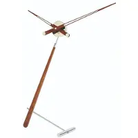 Nomon Puntero Tafelklok Chromed Steel and Walnut Wood | Puntero N