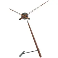Nomon Puntero Tafelklok Graphite Steel and Walnut Solid Wood | Puntero T