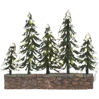 Luville Efteling Snwbmn op stenen mr l20b7h15.5cm bo