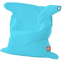 Whoober rechthoek zitzak "St. Tropez" XL outdoor aqua blauw - Wasbaar - Geschikt voor buiten