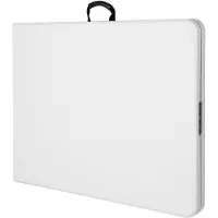 Casaria Klaptafel Wit Kunststof 183x76x74cm Inklapbaar