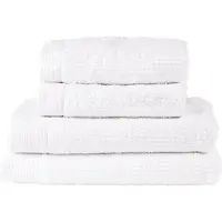 Zone Denmark Handdoekenset Towels Classic White (Set van 4)