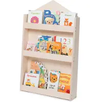 Mobli Dotty Natural huis boekenkast Montessori multiplex 60x95x13cm