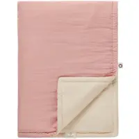 Noppies Baby Comfort padded reversible baby wiegdeken 75x100 cm Misty Rose unisex