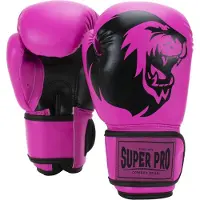Super Pro Combat Gear Talent (kick)bokshandschoenen Roze/Zwart 10oz