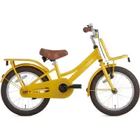 POPAL Kinderfiets Cooper Bamboo 16 inch Geel