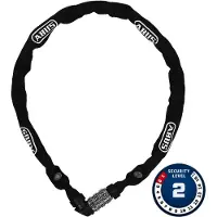 ABUS Fietsslot Kettingslot - 1200 Web - Security level 3 - zwart - 110 cm - Geschikt voor kinderfietsen