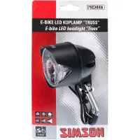 Simson E-bike voorvork koplamp - LED - 30 Lux - 6-60V - Premium kwaliteit