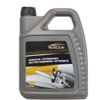 Protecton Kettingzaagolie – Voor beschermen en smeren van de zaagketting - Voor elektrische- en benzine kettingzagen - Sterk hechtend - Voorkomt wegslinger effect - 5 Liter