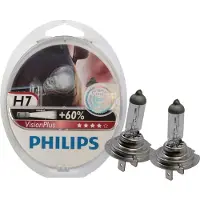 Philips Halogeenlamp H7 Voor Ford, Opel En Vw, 55W, 3250K, 1500Lm, Set Van 2.