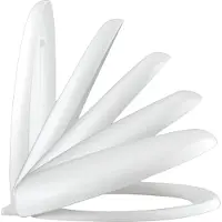 Schutte WC-Bril 10220 DUROPLAST - Antibacterieel - Soft Close - Gelakt - Wit