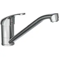 Schutte Ultra Keukenkraan voor Waterverwarmer met vrije Uitloop - lage Druk - Mengkraan - Lage, Draaibare Uitloop - Chroom