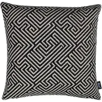Raaf sierkussen-hoes Maze zwart 50x50 cm