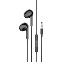 Hoco M1 Max Crystal - In Ear Oordopjes - Met draad en microfoon - 3,5mm Jack Aansluiting - Zwart