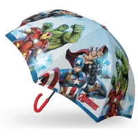 Chanos paraplu Avengers jongens 38 cm polyester lichtblauw