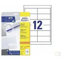 Avery-Zweckform 4781 Universele etiketten 97 x 42.3 mm Papier Wit 360 stuk(s) Permanent hechtend Inkjet, Laser (zwart/wit), Laser (kleur), Kopiëren