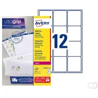 Avery Etiket L7164-100 63.5x72mm wit 1200 stuks