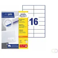 Avery Zweckform Zweckform 3484 universele etiketten A4 105 x 37 mm wit (1600 etiketten)