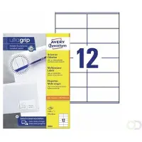 Avery-Zweckform 3424 Universele etiketten 105 x 48 mm Papier Wit 1200 stuk(s) Permanent hechtend Inkjet, Laser (zwart/wit), Laser (kleur), Kopiëren