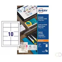 Avery Visitekaart C32011-10 85x54mm 200gr 100 stuks