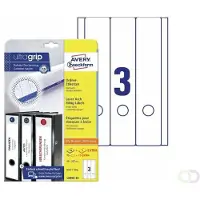 Avery Zweckform Rugetiket Avery breed/lang 59x297mm zelfklevend wit