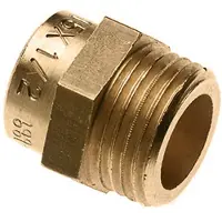 Bonfix Soldeer messing puntstuk 1 1/4" bu.dr. x 35 mm
