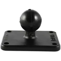 Ram Mounts RAM voet, 2" x 2.5", B-formaat, Accessoires voor barcodescanners