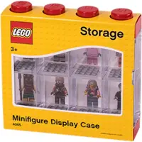 LEGO Opbergbox Lego Minifiguren Rood 8-delig