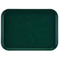 Cambro Epictread rechthoekig antislip glasvezel dienblad donkergroen 35x27cm