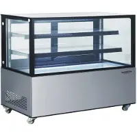 CombiSteel Koelvitrine Combisteel, 2 roosters , 470L, 200(b)x131(h)x106(d), 230V/230W