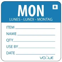 Vogue Kleurcode sticker maandag Vogue, 500 stuks