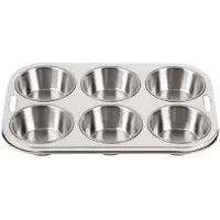 Vogue Diepe RVS muffinbakvormen | 6 vormen