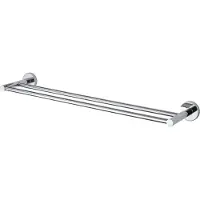 Haceka Kosmos Handdoekhouder - 60cm - dubbel - chroom 1208560