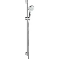 Hansgrohe Crometta doucheset waterbesparend met 2 standen handdouche en glijstang 90cm chroom