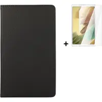 Modo Hoesje Geschikt voor Samsung Galaxy Tab A7 Lite - 8.7 inch - Screenprotector Samsung Tab A7 Lite - Samsung Tab A7 Lite Hoesje Zwart + Screenprotector