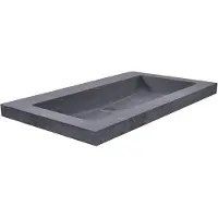 Bally B-stone Meubelwastafel Hardsteen 60x46x5cm Zonder Kraangat