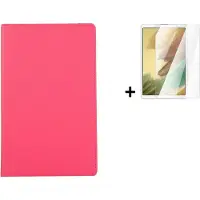 Modo Hoesje Geschikt voor Samsung Galaxy Tab A7 Lite - 8.7 inch - Screenprotector Samsung Tab A7 Lite - Samsung Tab A7 Lite Hoesje Roze + Screenprotector