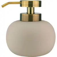 Mette Ditmer Lotus zeepdispenser zand (gebroken wit)