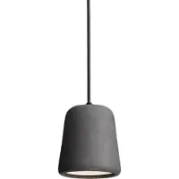 New Works Material Hanglamp Dark Grey Concrete