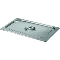 Saro BASIC LINE GN deksel - met lepeluitsparing 1/2, 32,5(B)x26,5(D)x1(H)cm