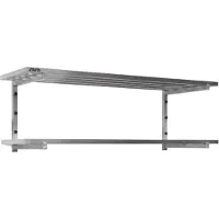 Saro wandschap met 2 open roosters, 140(B)x40(D)x42(H)cm
