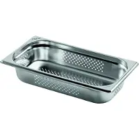 Saro BUDGET LINE GN-bak 1/3 GN geperforeerd Diepte 100 mm, 32,5(B)x17,6(D)x10(H)cm