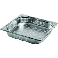 Saro BASIC LINE GN-bak 2/3 GN geperforeerd Diepte 100 mm, 32,5(B)x35,4(D)x10(H)cm