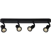 Lucide JASTER-LED - Plafondspot (Plafondlamp) - LED - GU10 - 4x5W 2700K - Zwart