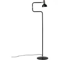 Co Bankeryd Ray Vloerlamp zwart, details in nikkel