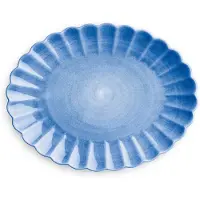 Mateus Oyster schotel 30x35 cm Lichtblauw