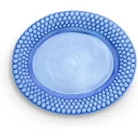 Mateus Bubbles ovale schaal, 35 cm Lichtblauw